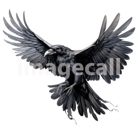 Clipart Raven (1)300dpi