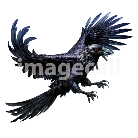 Clipart Raven (10)300dpi