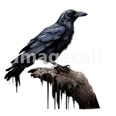 Clipart Raven (12)300dpi
