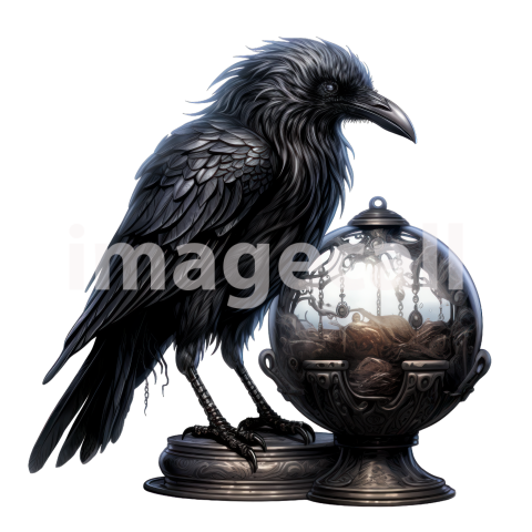 Clipart Raven (19)300dpi