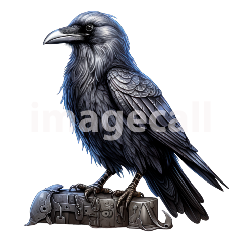 Clipart Raven (20)300dpi