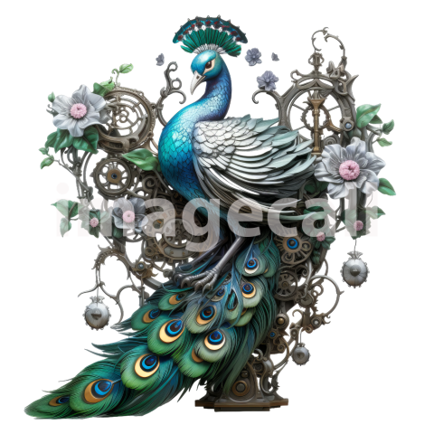 HQ Steampunk Peacock (10)300dpi