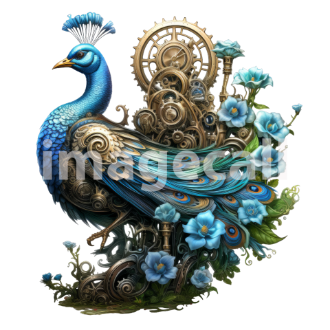 HQ Steampunk Peacock (12)300dpi