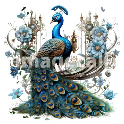 HQ Steampunk Peacock (9)300dpi