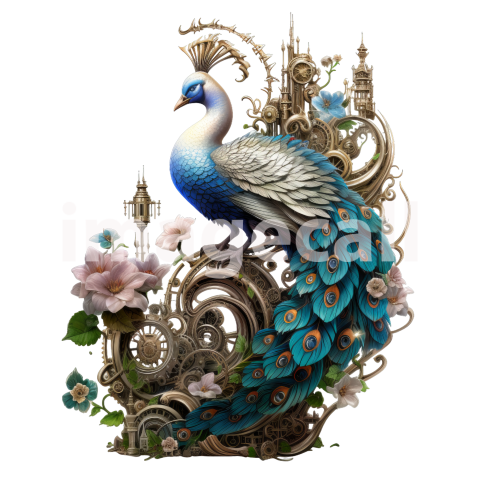 HQ Steampunk Peacock (15)300dpi