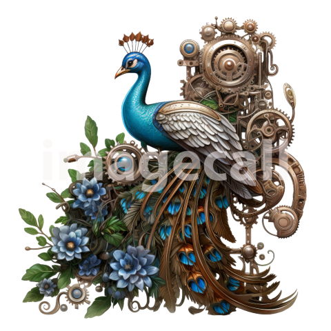 HQ Steampunk Peacock (18)300dpi