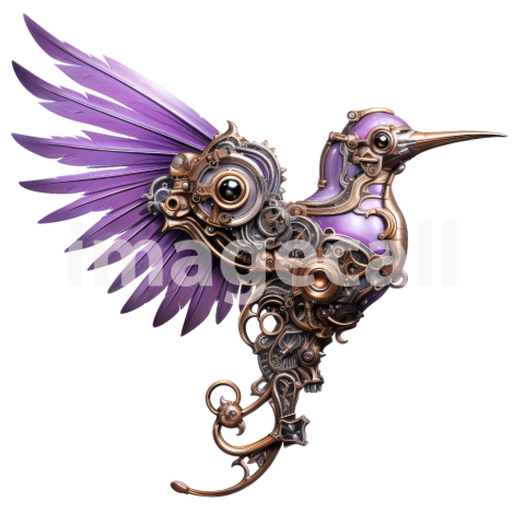 Clipart Steampunk Hummingbird (14)