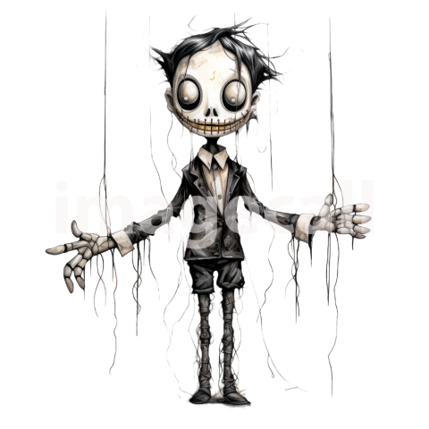 Clipart Creepy Puppets (13)