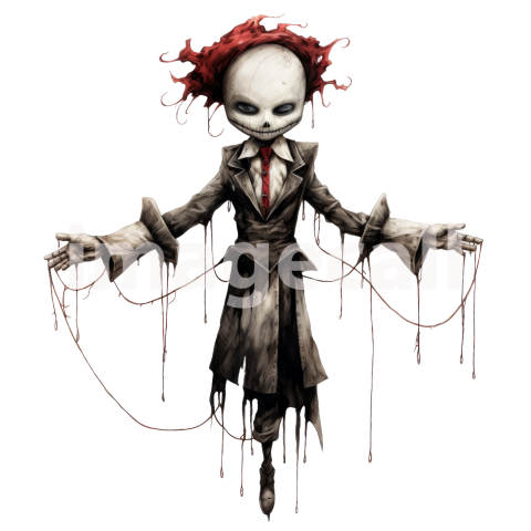 Clipart Creepy Puppets (8)