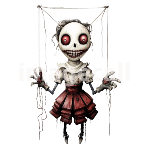 Clipart Creepy Puppets (3)