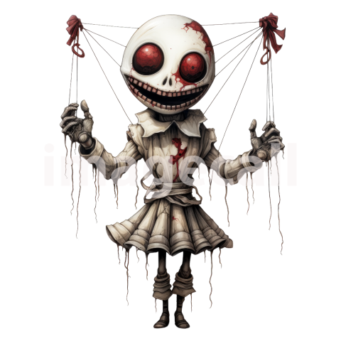 Clipart Creepy Puppets (4)