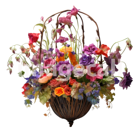 Clipart Hanging Basket (2)