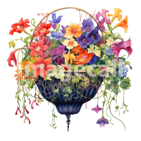 Clipart Hanging Basket (7)