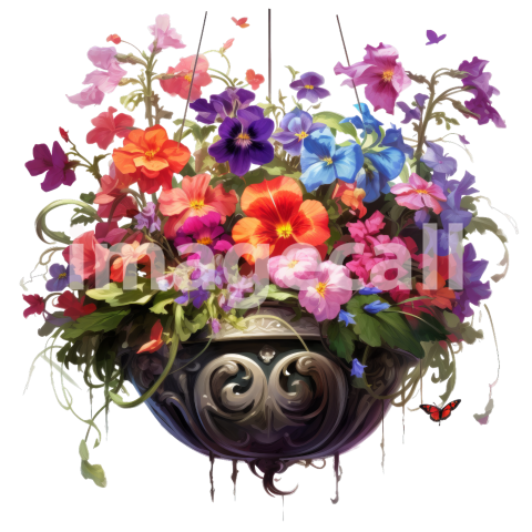 Clipart Hanging Basket (5)