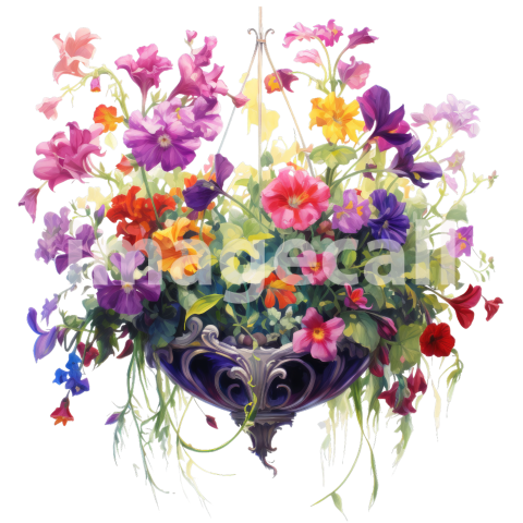 Clipart Hanging Basket (6)