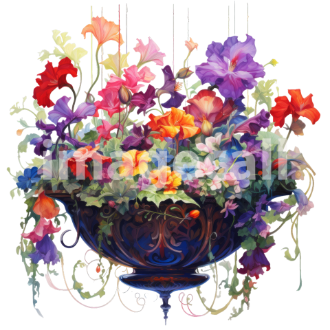 Clipart Hanging Basket (19)