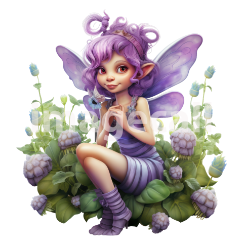 Clipart Lavander Pixie (10)