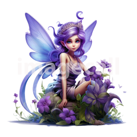 Clipart Lavander Pixie (14)