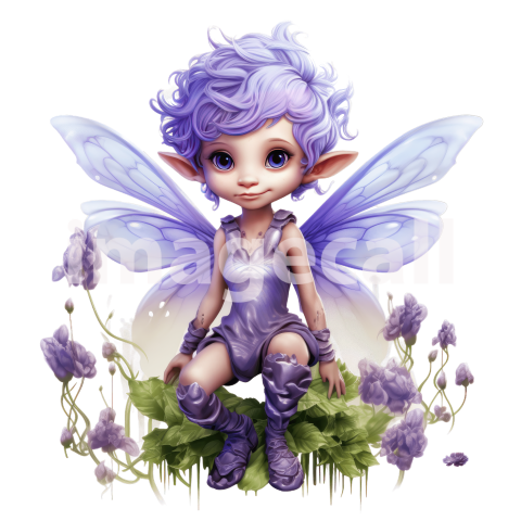 Clipart Lavander Pixie (5)