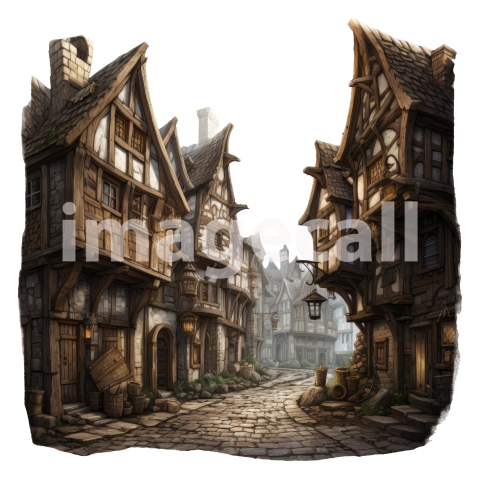 Clipart Medieval Scene (9)