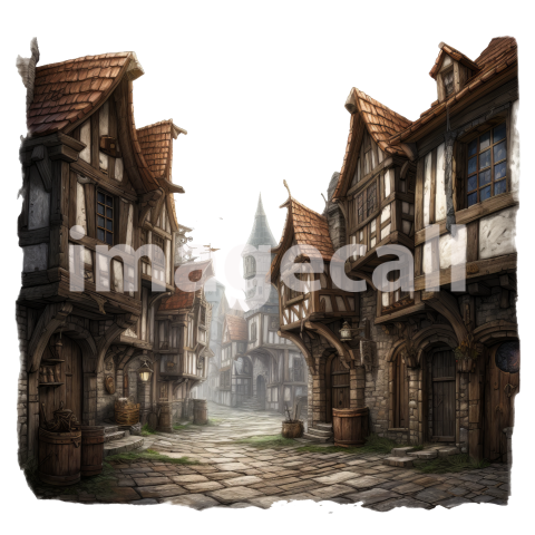 Clipart Medieval Scene (6)