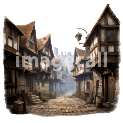 Clipart Medieval Scene (10)
