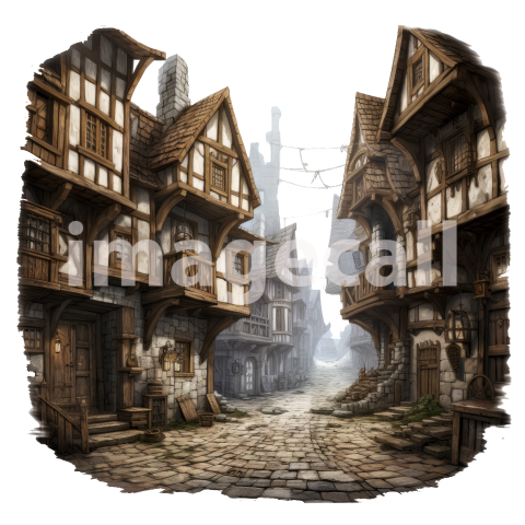 Clipart Medieval Scene (14)