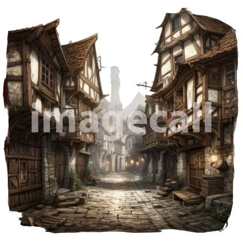 Clipart Medieval Scene (11)