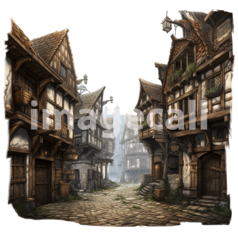 Clipart Medieval Scene (8)