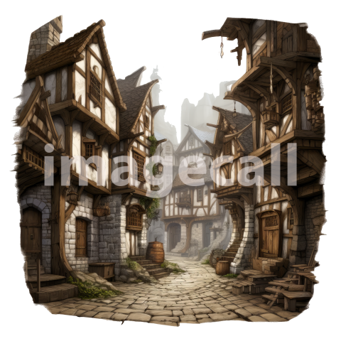 Clipart Medieval Scene (16)