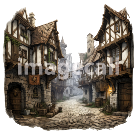 Clipart Medieval Scene (17)