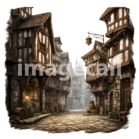 Clipart Medieval Scene (20)