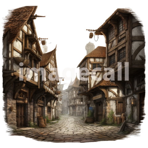 Clipart Medieval Scene (18)