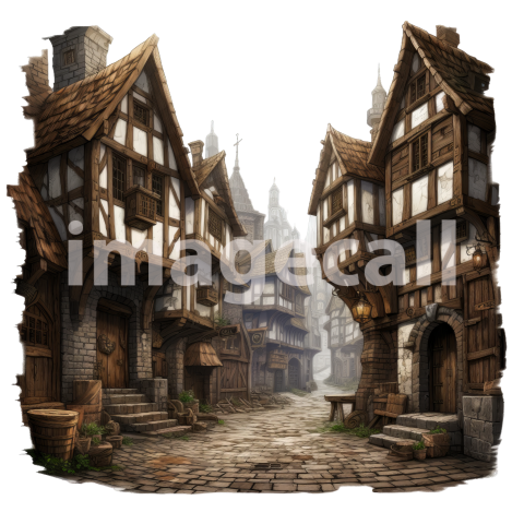 Clipart Medieval Scene (19)