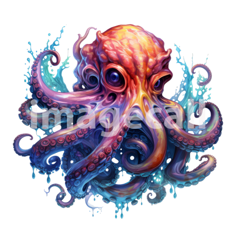 Clipart Octopus (5)