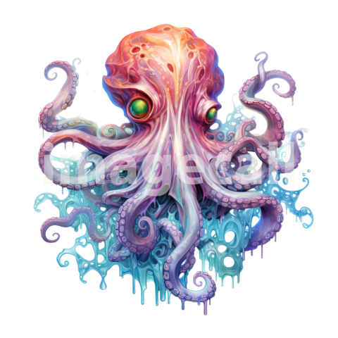 Clipart Octopus (6)