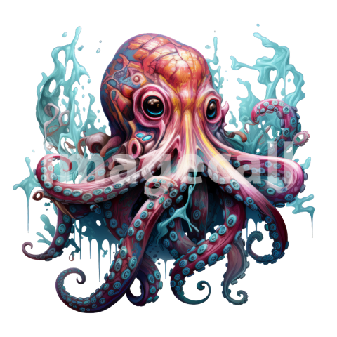 Clipart Octopus (9)