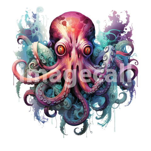 Clipart Octopus (8)