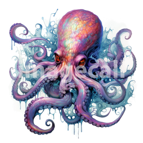Clipart Octopus (13)