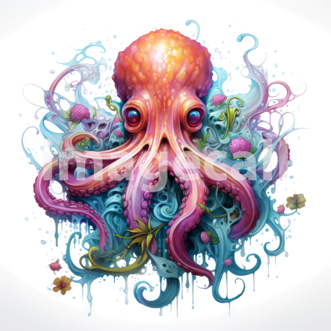 Clipart Octopus (14)