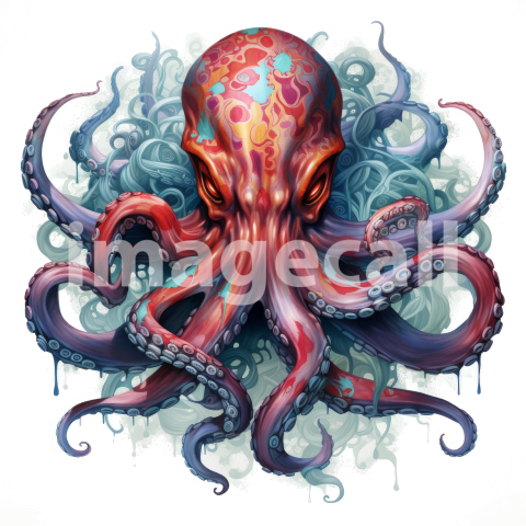 Clipart Octopus (11)