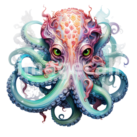 Clipart Octopus (15)