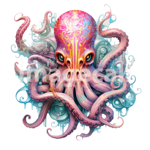 Clipart Octopus (18)