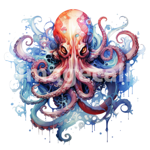 Clipart Octopus (19)