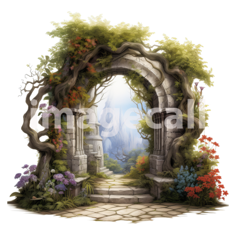 Clipart Secret Garden Entrance (7)