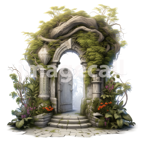 Clipart Secret Garden Entrance (17)