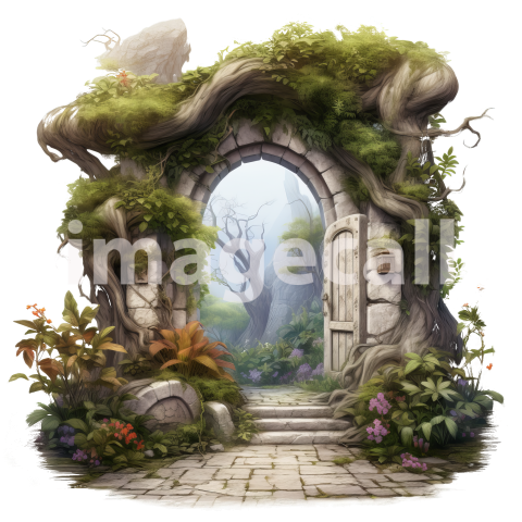 Clipart Secret Garden Entrance (8)
