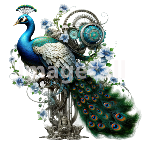 HQ Steampunk Peacock (6)300dpi