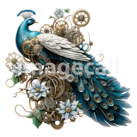 HQ Steampunk Peacock (7)300dpi