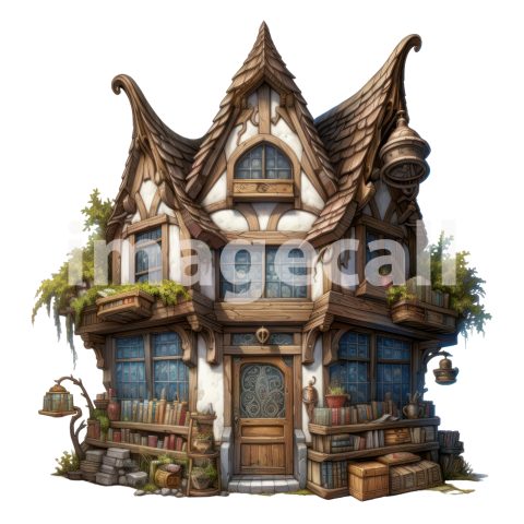 Clipart Fantasy Bookstore (6)